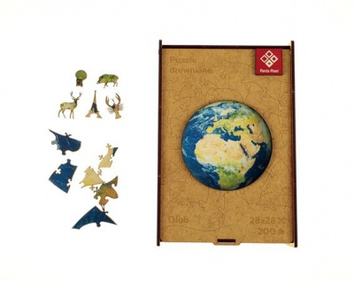 Puzzle, fa, A3, 200 darabos, PANTA PLAST "Earth"